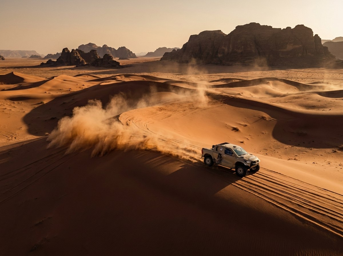 Illustration - Dakar 2026 : Loeb, Al-Attiyah, Peterhansel et une Dacia qui rebat les cartes